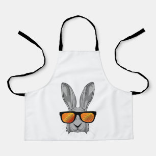 Kaninchen mit Sonnenbrille Schürze