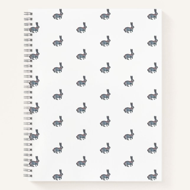 Kaninchen mit Wasserfarbe Notizbuch (Vorderseite)