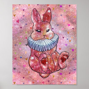 Kaninchen namens Ladybug Poster