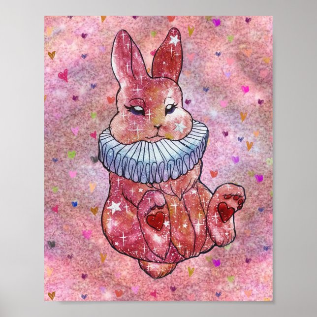 Kaninchen namens Ladybug Poster (Vorne)