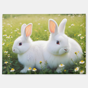 Kaninchen-Natur-Wildtiere-Zuneigung Gekümmert Magnet