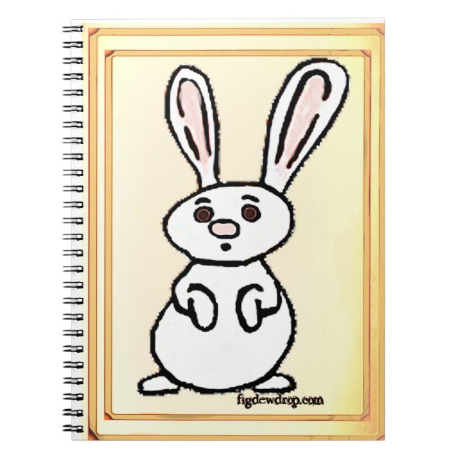 Kaninchen Notizbuch Notizblock (Vorderseite)