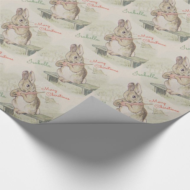 KANINCHEN ODER HÄSCHEN, WEIHNACHTSgeschenke FÜR Geschenkpapier (Ecke)