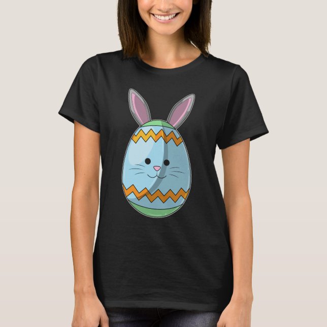Kaninchen Osterei T-Shirt (Vorderseite)