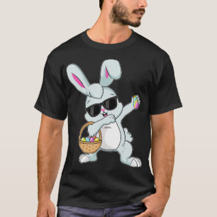 Kaninchen Ostereier Bunny Dabbing Boys T-Shirt