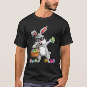 Kaninchen Ostereier Dab Boys Girls Kind T-Shirt