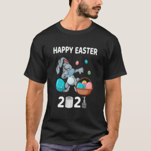 Kaninchen Ostereier Dab Boys Girls Kind T-Shirt