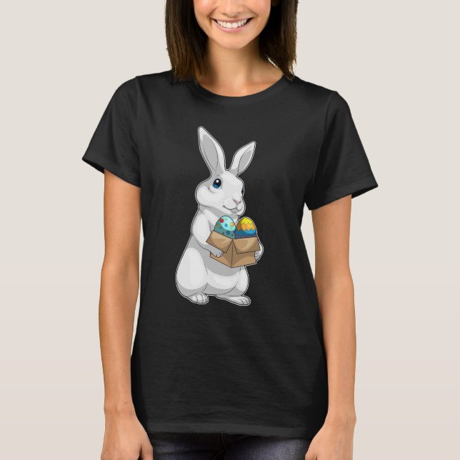 Kaninchen Ostereier T-Shirt (Vorderseite)