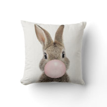 Kaninchen Pink Blubble Kaugummi