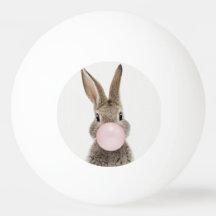 Kaninchen Pink Blubble Kaugummi