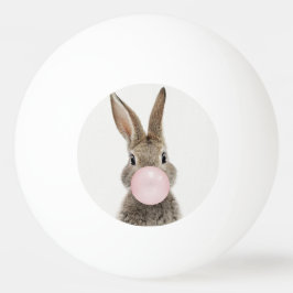 Kaninchen Pink Blubble Kaugummi Tischtennisball