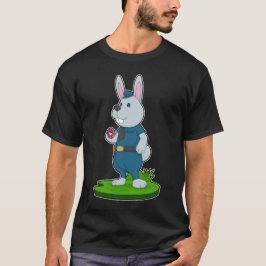 Kaninchen Polizist Donut Polizei T-Shirt