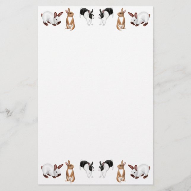 Kaninchen-reichlich Briefpapier (Vorderseite)