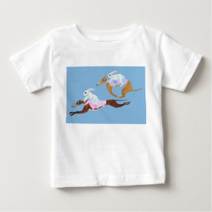 Kaninchen reiten auf Windhunden T-Shirt