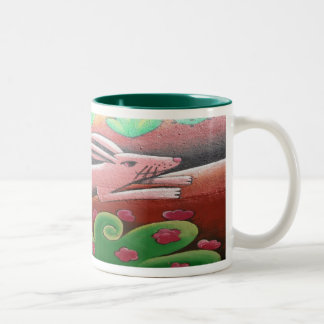 Kaninchen-Schale Zweifarbige Tasse