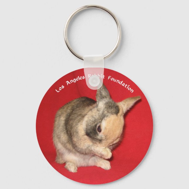 Kaninchen-Schlüsselanhänger Schlüsselanhänger (Vorderseite)
