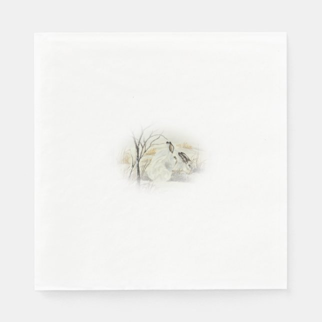 Kaninchen Serviette (Vorderseite)