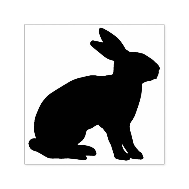 Kaninchen-Silhouette Permastempel (Design)