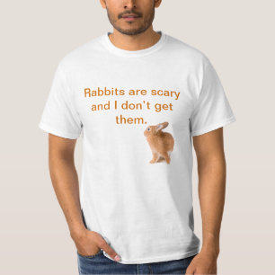 Kaninchen sind - Alt beängstigend T-Shirt