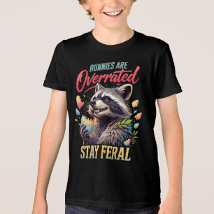 Kaninchen sind überbewertet Bleibt wild Tri-Blend Shirt