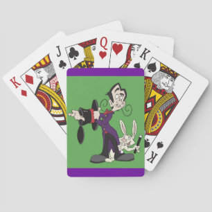 Kaninchen spielen Karten Spielkarten