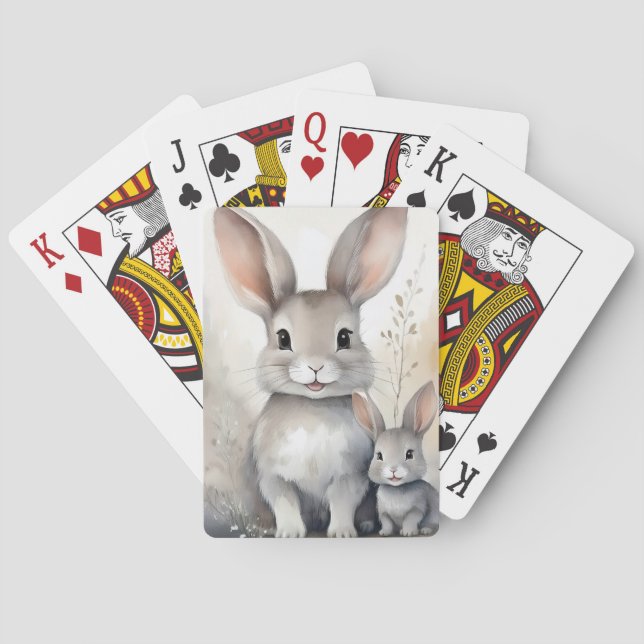 Kaninchen Spielkarten (Rückseite)