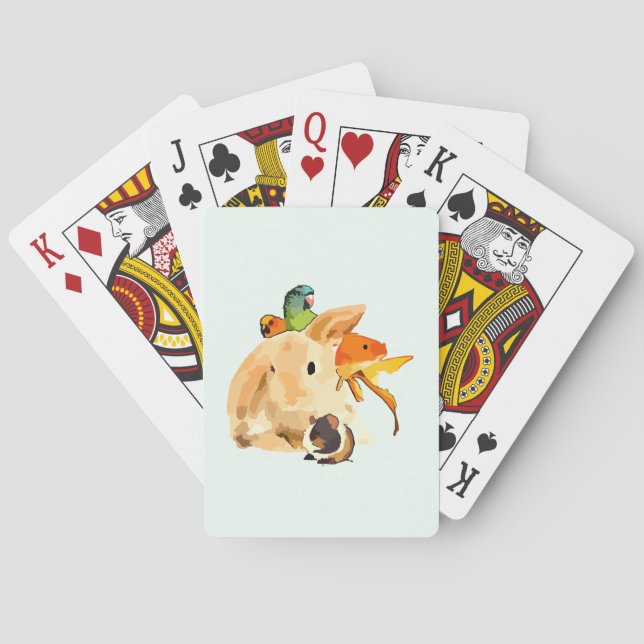 Kaninchen Spielkarten (Rückseite)