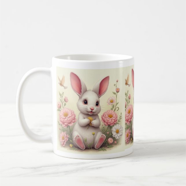 Kaninchen-Tasse Kaffeetasse (Links)