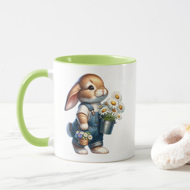 Kaninchen-Tasse Tasse (Mit Donut)