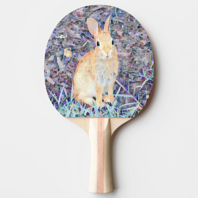 Kaninchen Tischtennis Schläger (Vorderseite)