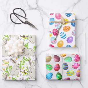 Kaninchen und Eier Geschenkpapierbögen Geschenkpapier Set