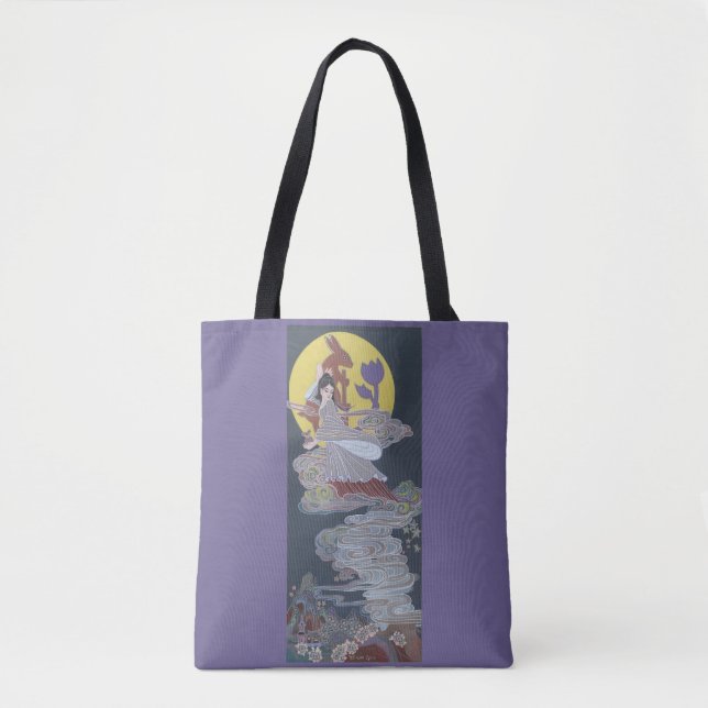 Kaninchen und Mondgöttin Tasche (Vorderseite)
