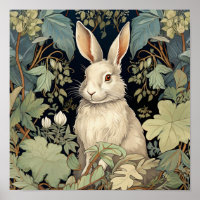 Kaninchen Wall Art Wildlife Tierposter