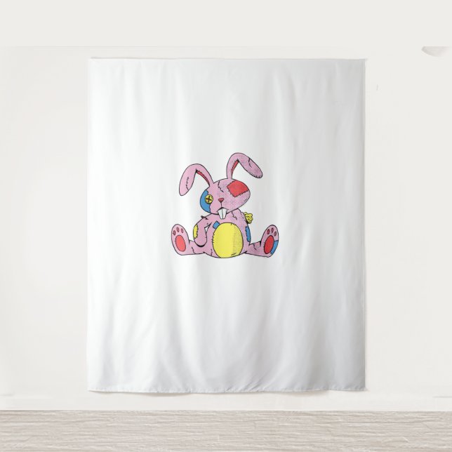 Kaninchen Wandteppich (Vorderseite)
