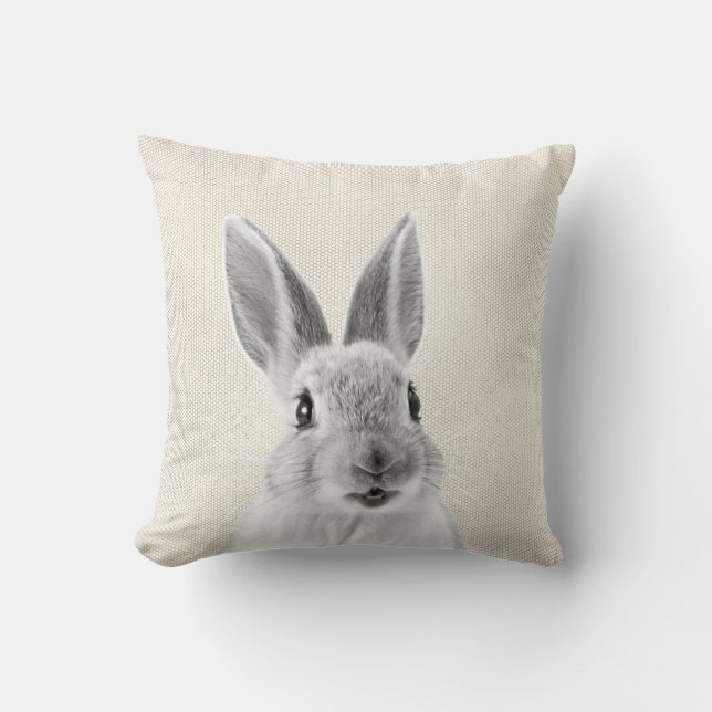 Kaninchen Weiße Elfenbeinküste, feuchte, neutrale  Kissen (Vorderseite)