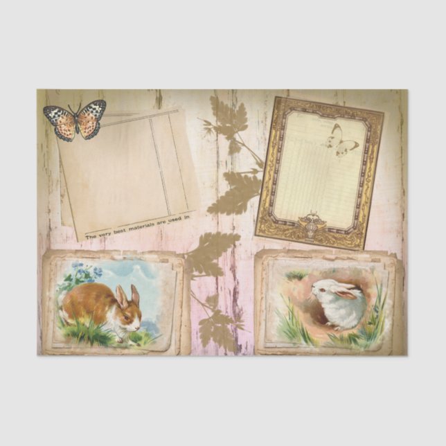 Kaninchengewebe Seidenpapier (Vorderseite)