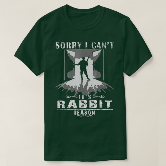KaninchenJagdzubehör Gear Funny Rapper Hunt T-Shirt (Design vorne)