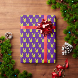 Kaninchenminimalmuster Geschenkpapier
