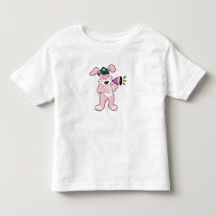 Kaninchenpolizei Mikrofon Kleinkind T-shirt