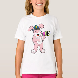 Kaninchenpolizei Mikrofon T-Shirt