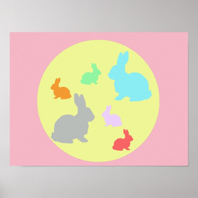 Kaninchenwelt A3 Poster (Vorne)