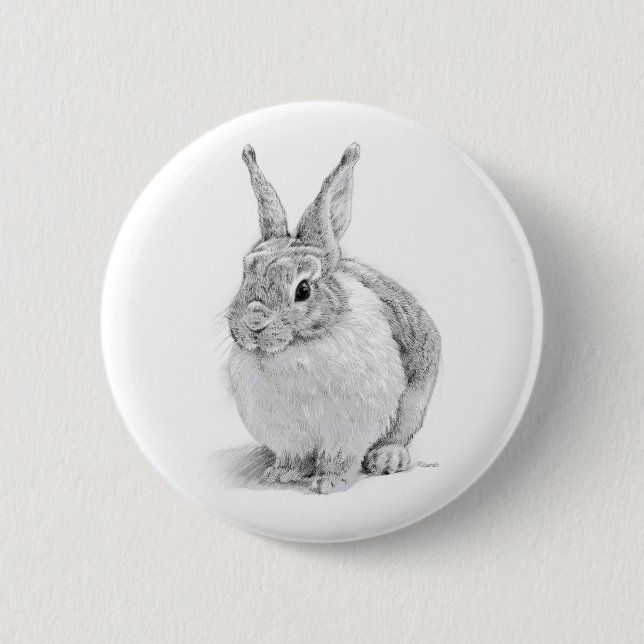 Kaninentag Button (Vorderseite)