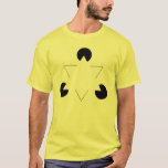 Kanizsa Dreieck T - Shirt<br><div class="desc">Die Kanizsa Dreieckillusion wurde zuerst im Jahre 1955 von einem italienischen Psychologen beschrieben, der Gaetano Kanizsa genannt wurde. In der Illusion kann ein weißes äquilaterales Dreieck im Bild gesehen werden, obwohl es nicht wirklich ein Dreieck dort gibt. Der Effekt wird durch die illusorischen oder abhängigen Konturen verursacht. Gestaltpsychologen verwenden diese...</div>