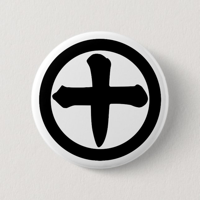 Kanji 10 im Kreis Button (Vorderseite)