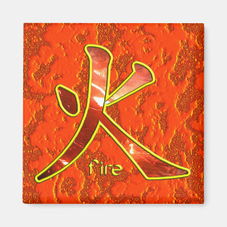 Kanji: Feuer - Magnet #1