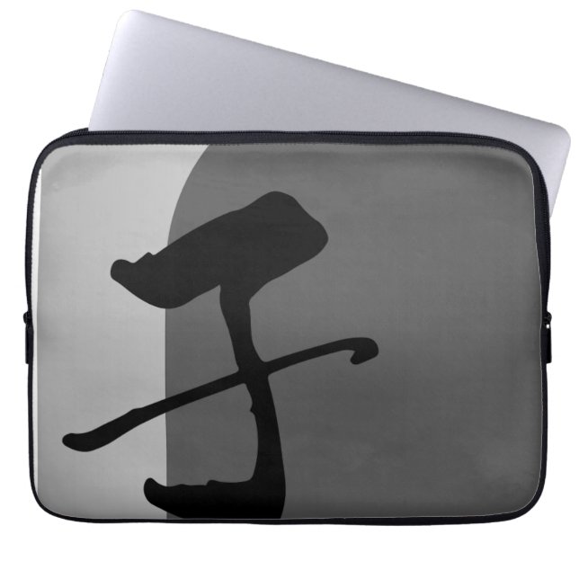 Kanji/Hanzi-Zeichen "Ko" (Kind/Same) Laptop-Hülle Laptopschutzhülle (Vorderseite)