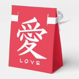 Kanji-Liebe für benutzerdefinierte Text- und Farbf Geschenkschachtel