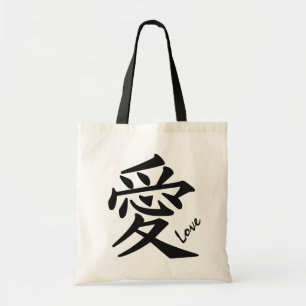 Kanji-Liebe-Taschen Tragetasche