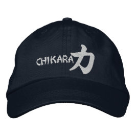 Kanji Power Chikara Bestickte Baseballkappe