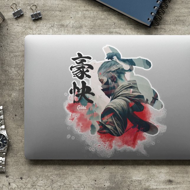 Kanji Samurai Goki Sticker (Von Creator hochgeladen)